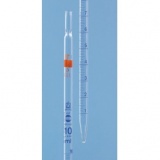 刻度移液管，USP证书，BLAUBRAND?， AS级，2类（标称量程刻度位于顶端），2:0.02 ml