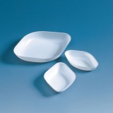 称量盘，PS材质，菱形，100 ml，119 x 90 x 19 mm