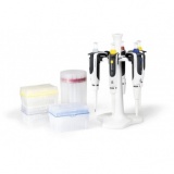 移液器套装Transferpette S 5支促销包装，包含10ul,100ul,200ul,1000ul,5ml单道移液器，旋转枪架1个，705896