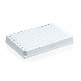 96孔PCR板, 硬质框架, PC/PP, 白色, 全裙边, 低容, 白管, BIO-CERT? PCR QUALITY