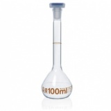 容量瓶, USP, BLAUBRAND? ETERNA, A级, DE-M, 200 ml, NS 10/19, Boro 3.3, PP瓶塞, 带USP 个体证书