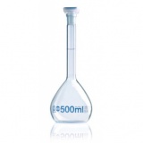 容量瓶，BLAUBRAND, A级，100 ml，Boro 3.3, NS 14/23 PP瓶塞