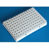 96孔PCR板，半裙边，低容，白色，PP材质， BIO-CERT? PCR QUALITY