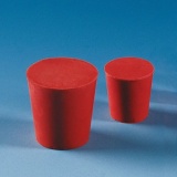 瓶塞，天然橡胶材质，上部直径18 mm，下部直径14 mm，高度20 mm