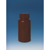 广口瓶，PE-LD材质，1000 ml，GL 65，棕色不透明，旋盖